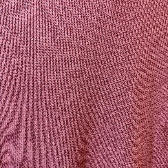 MOSSIMO supply co. Pink flare fine knit wide scoop neck‎ tunic top - Picture 4 of 6